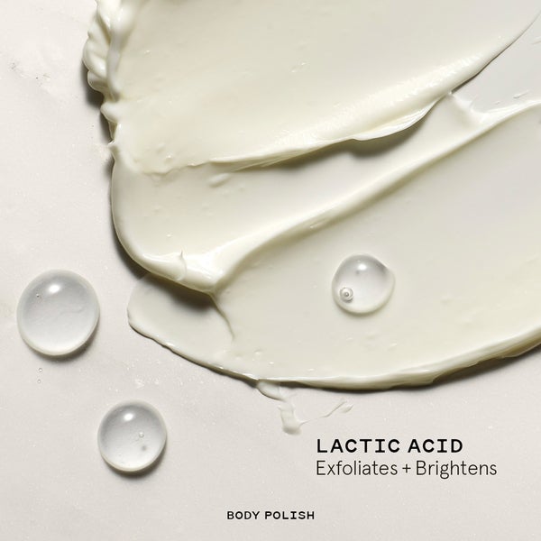 Body Exfoliator Lactic Acid Ingredient: Exfoliates and Brightens